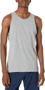 Camiseta sin Mangas para Hombre, Moderna, Casual, de Algodón Puro, Transpirable, Ecológica, Servicio OEM, Ligera, de Secado Rápido, para Gimnasio y Fitness - Product Image 5