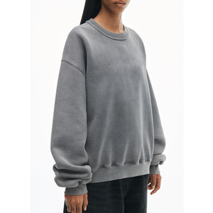 Sudadera de Forro Polar sin Mangas para Mujer, Cuello Redondo, con Opción de Logotipo Frontal, Ecológica, Resistente al Viento, 100% Algodón, Moda de Invierno - Product Image 3