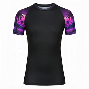 Camisetas Rashguard de Compresión de Manga Larga para Hombre, MMA, BJJ, Protección UV UPF50, Secado Rápido, Transpirables, con Logotipo Personalizado, Venta al Por Mayor OEM - Product Image 3