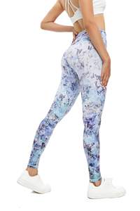 Leggings de yoga et de fitness personnalisés de haute qualité, taille haute élastique, en Spandex/Polyester, séchage rapide, respirants, pour la vente en ligne - Product Image 3