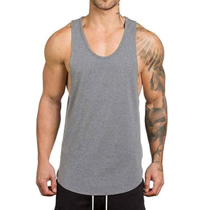 Professional Design Quick Dry Gym Fitness Tank Top <b>Vests</b> for Men Blank Solid Color <b>Stringer</b> Male T-Shirts Casual Sleeveless Top - Product Image 1