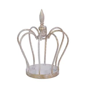 Porte-bougie en métal blanc en forme de corbeau, élégant accent décoratif pour la mise en scène d'événements, occasions spéciales et affichages festifs, provenant d'Inde - Product Image 1