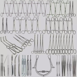 Kit chirurgical de thyrédectomie PISSCO, ensemble d'instruments de chirurgie thyroïdienne, ensemble d'instruments de thyrédectomie ORL, ensemble chirurgical ORL 73 pièces - Product Image 2