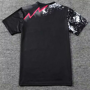 Ensembles d'uniformes de tennis pour hommes de haute qualité en gros, avec logo frontal, séchage rapide, évacuation de l'humidité, respirants, 100 % polyester, personnalisables - Product Image 2
