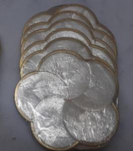 Lot de 6 sous-verres personnalisables colorés, classiques, écologiques, faits à la main, cadeau, accessoires pour la maison - Product Image 2