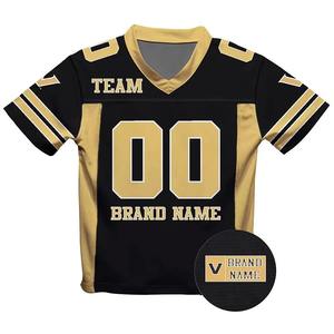 Premium Quality Vintage Sports Apparel Boxy Mesh Sublimated <b>Heat</b> Transfer Football Jersey Short Moisture-Wicking Breathable - Product Image 3