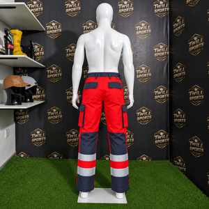 Men's Hi <b>Vis</b> Cargo Pants Safety Apparel Reflective <b>Trouser</b> Drawstring <b>High</b> Visibility Overalls Road - Product Image 4