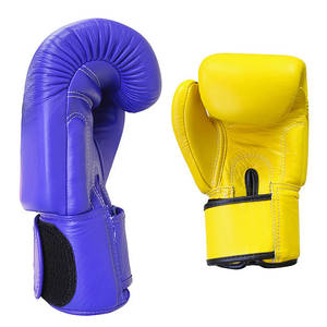 Guantes de Boxeo Profesionales Personalizables para Entrenamiento, Agarre para MMA, Dedos Completos con Aberturas, Cierre de Cordones de Cuero PU - RX Sports - Product Image 4