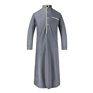 Túnica Larga Árabe Musulmana Elegante para Hombre, para Ocasiones Formales y Religiosas - Product Image 1