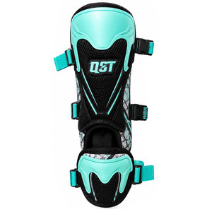 Protège-jambes et coudières QST avec bordure bleue, équipement de protection sportif pour adultes, design léger toutes saisons, néoprène pour le baseball - Product Image 4