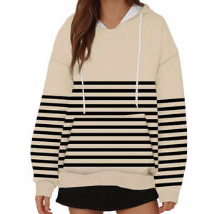 Sudaderas con Capucha de Felpa Tejida Transpirable de Alta Calidad para Mujer, Tallas Grandes, Unisex, Diseño de Logotipo Personalizado, Otoño/Primavera/Invierno - Product Image 6