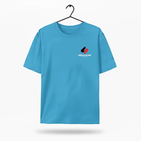 T-shirt décontracté pour homme en jersey 100 % coton, coupe ample, manches courtes, col rond, imprimé, anti-boulochage, 180 g, doux