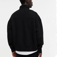 Sweat-shirts imprimés à col zippé 100 % coton de haute qualité pour le streetwear, respirants et thermiques en molleton bouclette, vente en gros