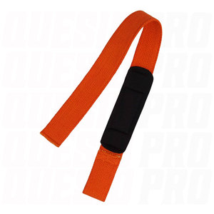 WEIGHT LIFTING <b>STRAPS</b> ORANGE NEOPRENE PADDED WRIST SUPPORT <b>STRAPS</b> HEAVY DUTY GYM LIFTING GRIP ASSIST HOOK POWER TRAINING FITNESS - Product Image 4