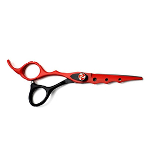 Ciseaux de barbier revêtus de titane, finition élégante, outil de coupe haute performance, service OEM disponible, design unique, équipement de salon - Product Image 5