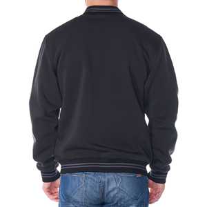 Vestes de baseball en cuir avec broderie chenille personnalisée pour hommes, style streetwear hiver, vestes varsity pour hommes - Product Image 5