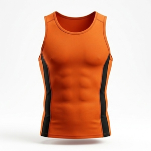 Wholesale Mens Gym <b>Singlet</b> Workout Sleeveless T Shirt Fitness Wear Men Training Tanktop Fully Customise <b>Running</b> Stringer - Product Image 3
