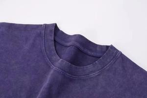 Wholesale Men <b>Acid</b> <b>Wash</b> <b>T</b> <b>Shirt</b> Streetwear Hip Hop Stone 100% Cotton <b>T</b> <b>Shirts</b> With Logo Customize Oversized Vintage <b>T</b>-<b>Shirt</b> - Product Image 2