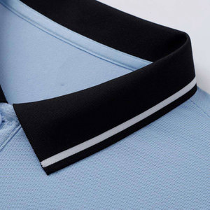 Men's Color Blocked Solid Short Sleeve Casual Shirt Nonwoven Fabric Breathable Button Front - Product Image 3