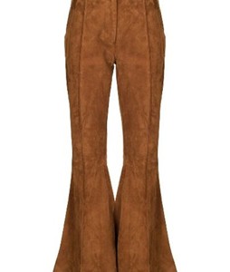 Pantalon en daim pour femme, cuir de luxe, coupe décontractée, taille haute, style streetwear, fournisseur en gros, usine, personnalisation OEM - Product Image 5