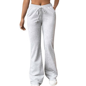 Pantalones Acampanados de Diseño Novedoso 2026 para Hombre, Transpirables y Ligeros, Novedad, Pantalones de Algodón de Corte Holgado para Mujer, Diseño con Logotipo Personalizado - Product Image 1