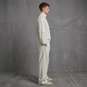 Custom Made Velvet Track Suit Autumn Winter Unisex Heavyweight Sweatsuit Luxury <b>Velour</b> <b>Tracksuit</b> Men 2027 - Product Image 2