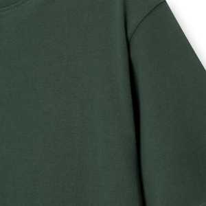 Camiseta de Manga Corta para Hombre, Cuello Redondo, Color Verde Sólido, 100% Algodón Jersey, Corte Holgado, Estilo Casual, Antiencogimiento, 240g - Product Image 5