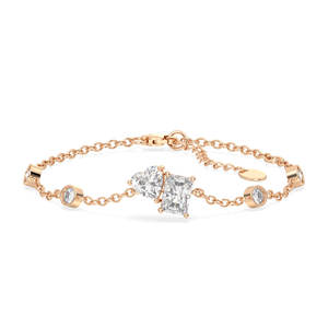 Venta Directa de Fábrica REYES, Pulseras de Cadena con Cierre de Langosta de Oro de 14K y Diamante Cultivado en Laboratorio de 2.4CT para Mujer, Joyería Fina Unisex al por Mayor - Product Image 5