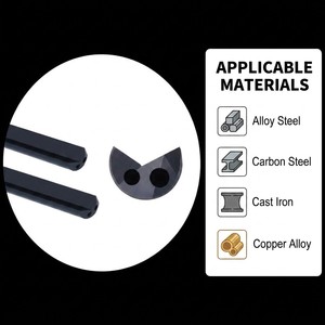 Foret de perçage profond à pointe en carbure de haute précision, longue longueur, auto-centrant, personnalisé pour le perçage de précision de l'acier inoxydable - Product Image 4
