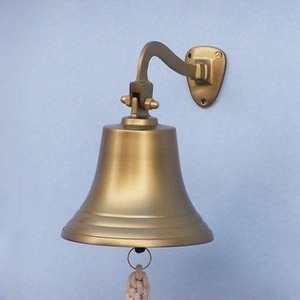 Campana de Latón Exclusiva con Acabado de Diseño, Campana de Latón Premium Adecuada para Templos, Entradas de Casas, Jardines Náuticos y Exteriores - Product Image 2