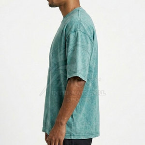 เสื้อยืดสไตล์สมาร์ทแคชชวลแนวสตรีทแวร์ ทรงทันสมัย ใส่สบาย สำหรับผู้ชาย ลวดลายฟอกสี เหมาะสำหรับใส่ทำงาน พักผ่อน และกิจกรรมประจำวัน - Product Image 5