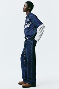 Abdul Royal World Export – Jean ample à jambe large en denim rigide 100 % coton, confortable et extensible, en coton biologique durable et brut - Product Image 3