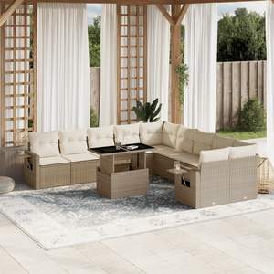 Ensemble de canapés de jardin beige - Product Image 1