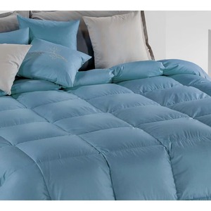 Ensemble de couette en polyester de couleur unie, bleu, literie pour la maison, style simple, lavable en machine - Product Image 6