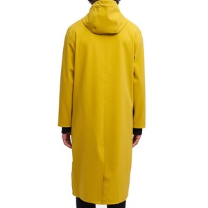 Impermeable para hombre con capucha y cremallera, ligero, largo, transpirable, cortavientos, abrigo para la lluvia. - Product Image 6