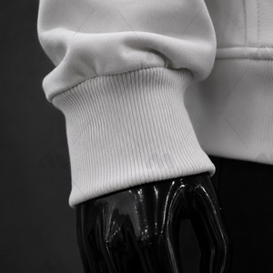 Sudadera con capucha y cremallera completa para hombre con cubre rostro, ajuste regular, logotipo personalizado, estilo urbano, invierno - Product Image 3