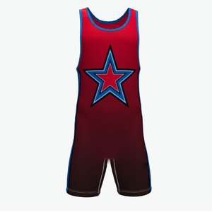 Cheap High Quality Custom Printed Wrestling Singlet with Super Soft Comfortable Fabric Never See Thru Wholesale - Product Image 4