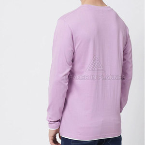 เสื้อยืดแขนยาวผู้ชายแบบสั่งทำพิเศษ ผ้าฝ้าย 100% ระบายอากาศได้ดี คุณภาพสูง สวมใส่สบาย - Product Image 3