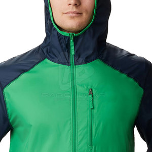 Chaqueta cortavientos personalizada para hombre al mejor precio, chaqueta cortavientos de nailon y poliéster para venta en línea - Product Image 5