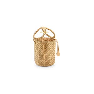 Hot Sale Water Hyacinth Cylinder Bag Handmade Eco Friendly Natural Fashion - Product Image 1