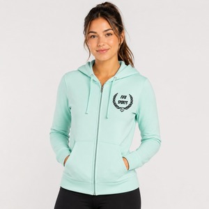 Women Zipper <b>Hoodie</b> Custom Casual Apparel Women Zipper <b>Hoodie</b> Featuring <b>Lightweight</b> Breathable Material For Travel Gym And Every - Product Image 1