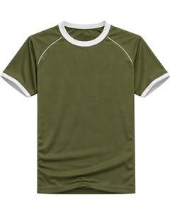 Conjunto Deportivo para Hombre en Verde Oliva y Blanco, Camiseta y Pantalones Cortos Transpirables de Secado Rápido para Gimnasio, Atletismo, Running y Entrenamiento - Product Image 3