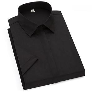 Camisa de manga corta con botones para mujer, mezcla de fibra de bambú y poliéster, informal de negocios, uniforme formal de empresa para mujer - Product Image 5