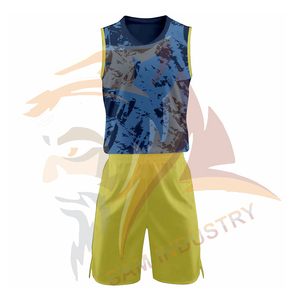 Premium Quality 100% Polyester Team Wear Volleyball Uniforms Top Quality Design Sleeveless Volleyball Uniforms Set - Product Image 2