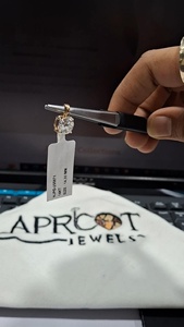 2CT Round Lab Grown Diamond Necklace | 14K White Gold Solitaire Pendant - Product Image 2