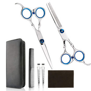 Kits de ciseaux de coiffure pour la maison et le salon, ciseaux à effiler, ciseaux de barbier avec peigne, ciseaux de coupe de cheveux pour salon et usage domestique - Product Image 3