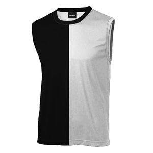 Débardeur de sport unisexe sans manches 100 % coton, logo personnalisé, respirant, séchage rapide, anti-plis, pour entraînement et tenue décontractée, imprimé unique - Product Image 1