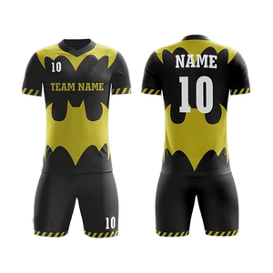 Uniformes Personalizados para Equipos de Fútbol Juvenil, Camisetas de Entrenamiento al por Mayor, 100% Poliéster, Impresión Digital, Cuello Redondo, Bloques de Color, Servicio OEM - Product Image 4