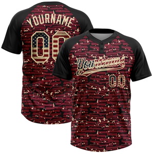 ซื้อเลย! เสื้อซอฟต์บอลแบบกำหนดเอง แห้งเร็ว ชุดกีฬาสำหรับทีม  โลโก้ส่วนตัว ชื่อทีม หมายเลขผู้เล่น ผลิตโดยโรงงาน OEM - Product Image 1