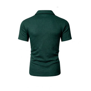 Conjunto de Polo con Cierre de Cremallera y Pantalones Cortos para Hombre, Estampado Geométrico, Secado Rápido, Poliéster, Ropa Casual de Verano, Conjunto Personalizado de 2 Piezas para Hombre - Product Image 5